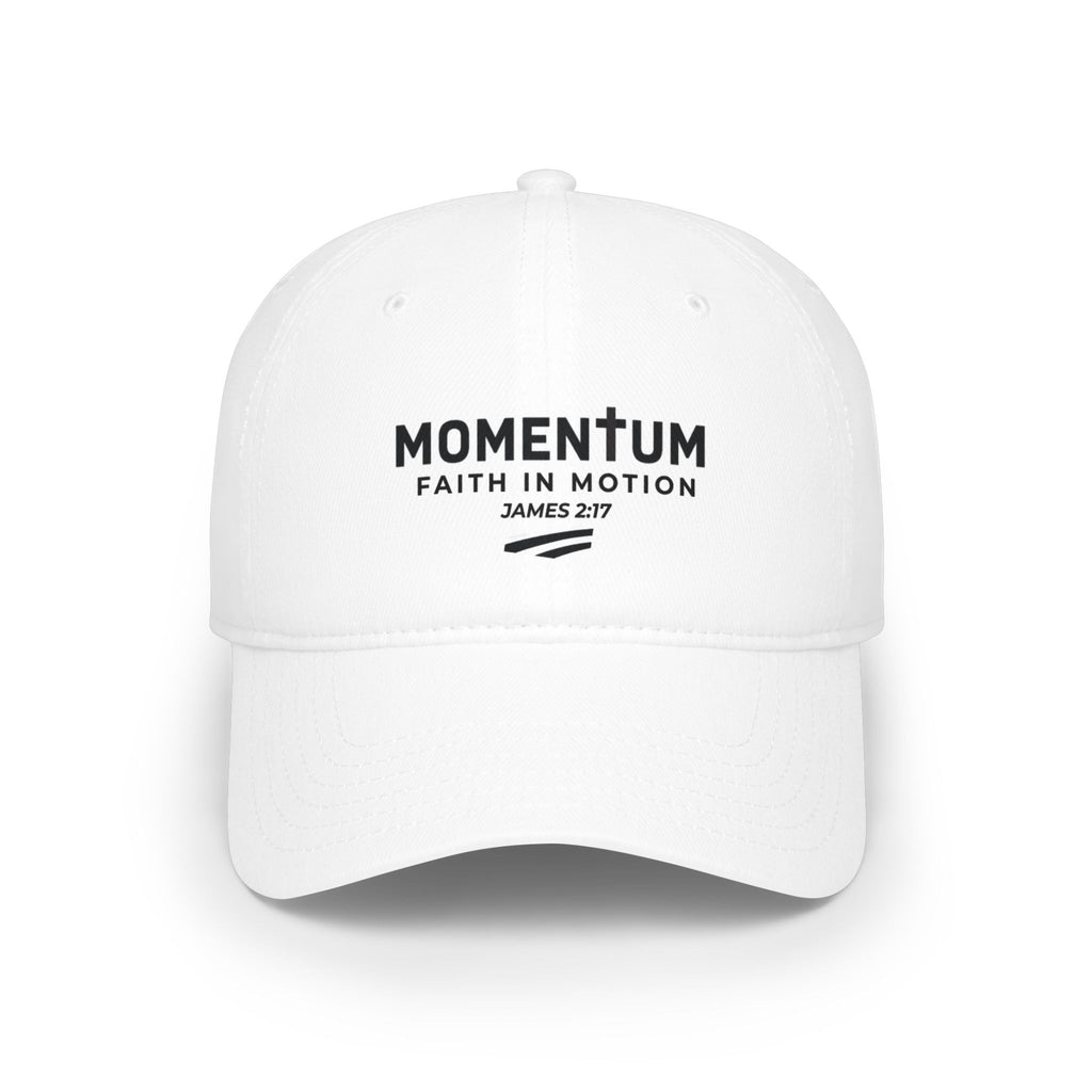 Momentum Faith Baseball Cap — "Momentum: Faith in Motion" (James 2:17)