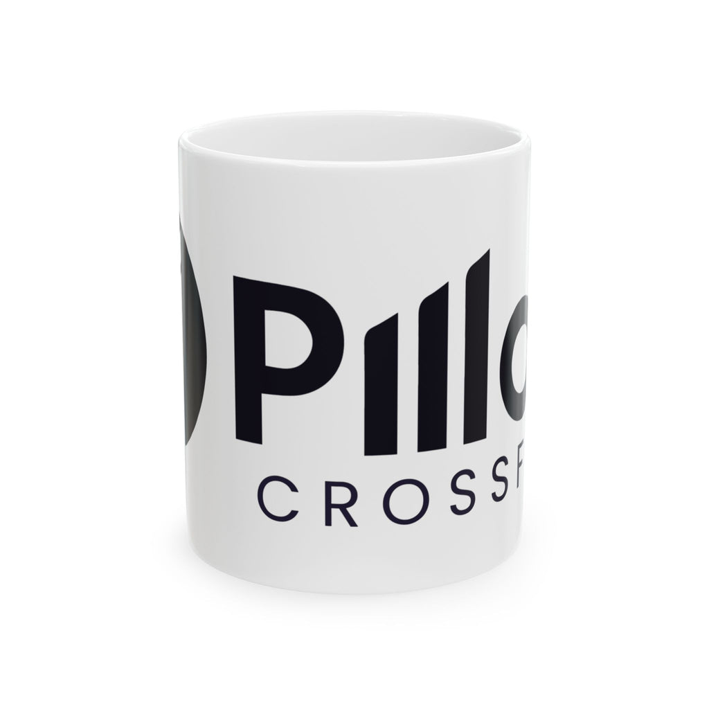 CrossFit Pillar Gym Logo Ceramic Mug — 11oz & 15oz Coffee Cup