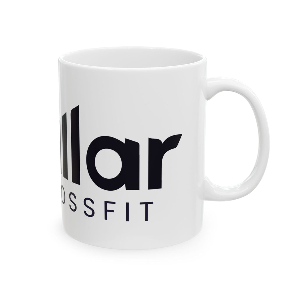 CrossFit Pillar Gym Logo Ceramic Mug — 11oz & 15oz Coffee Cup