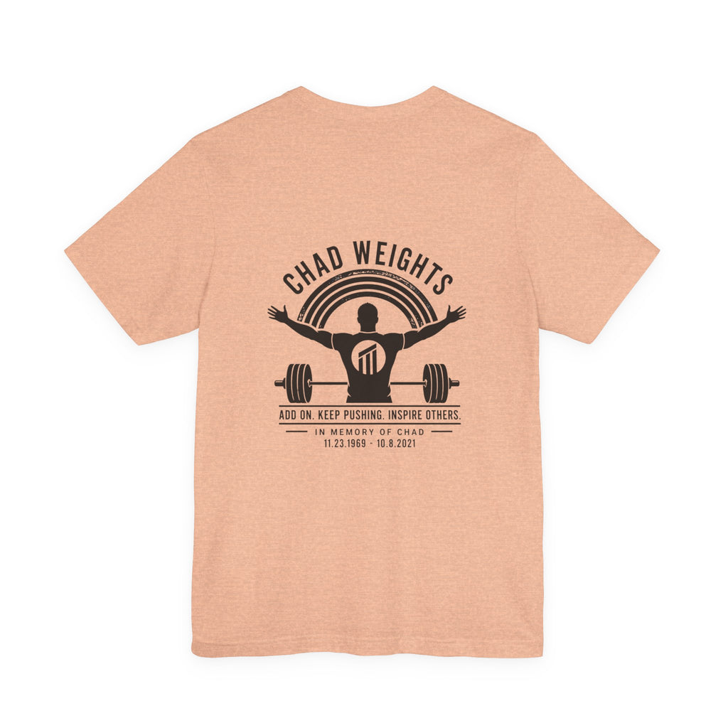 Chad Weights Gym Tee — Inspirational Weightlifting Shirt