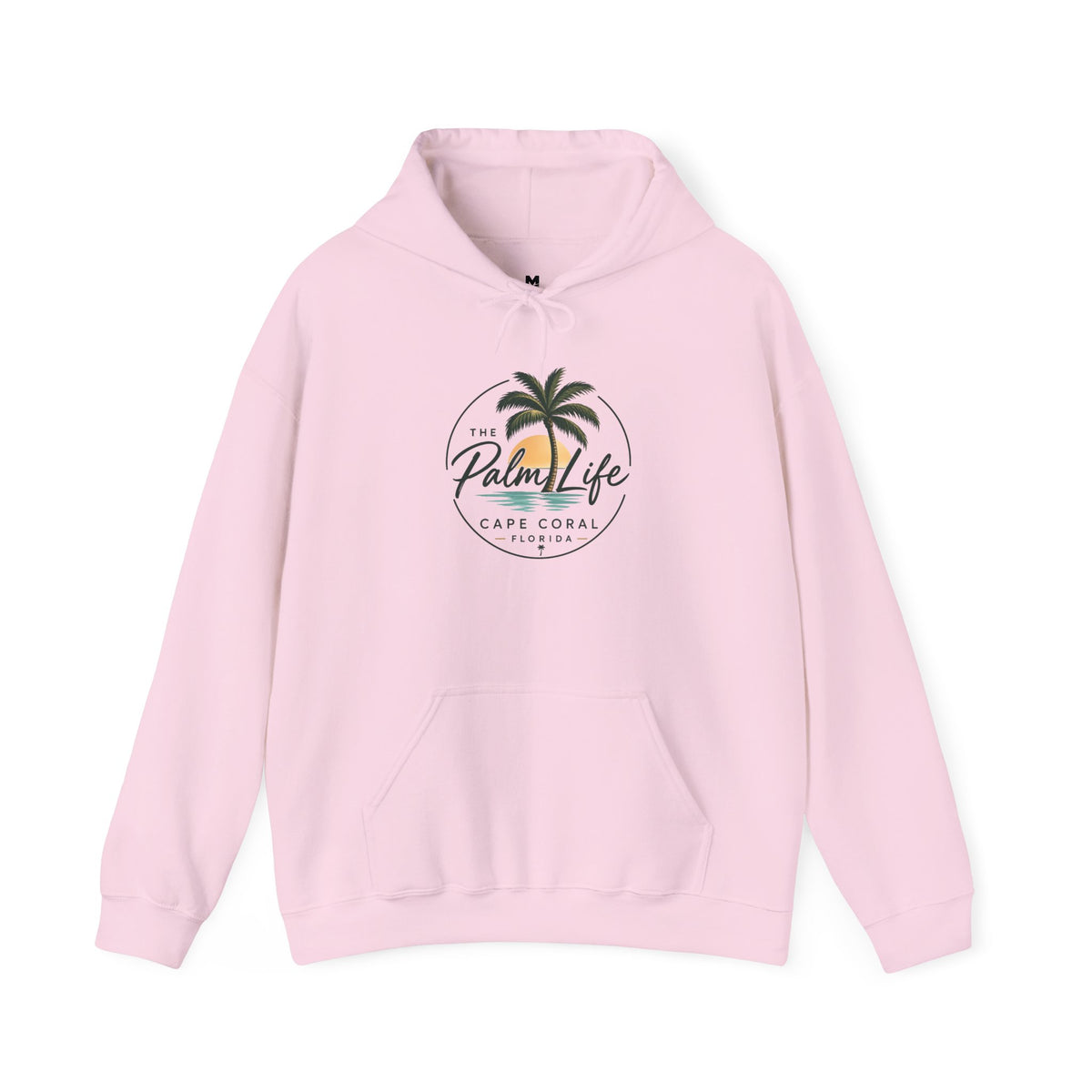 Palm Life Hoodie — Cape Coral Beach Palm Tree Graphic Sweatshirt