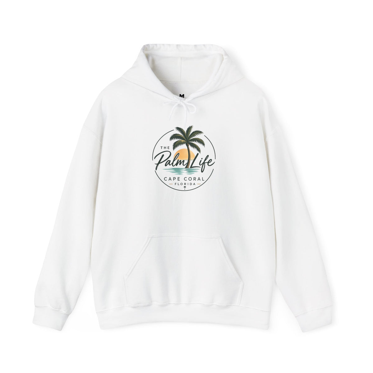 Palm Life Hoodie — Cape Coral Beach Palm Tree Graphic Sweatshirt
