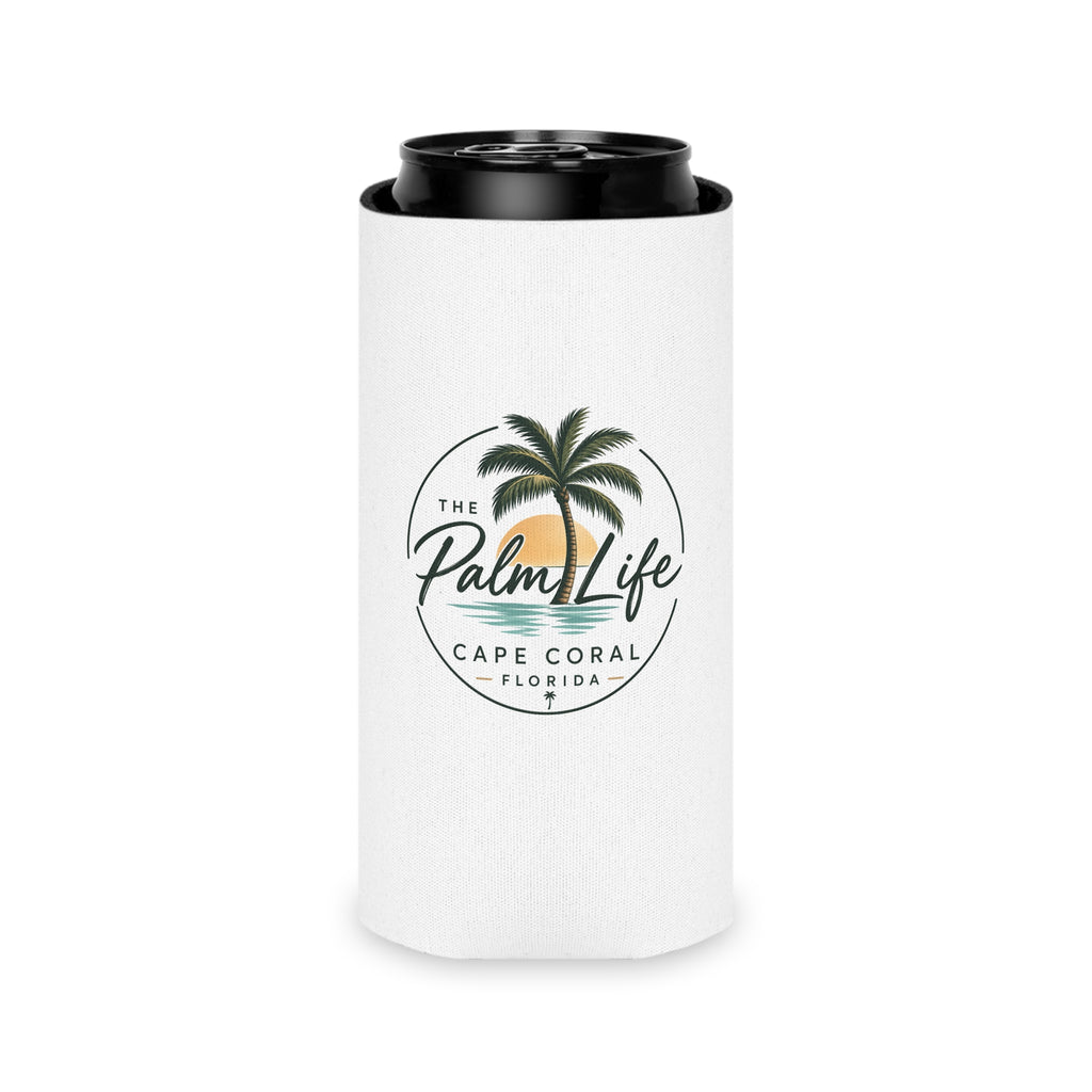 Can Cooler — "The Palm Life" Cape Coral Florida Tropical Palm Can Cooler