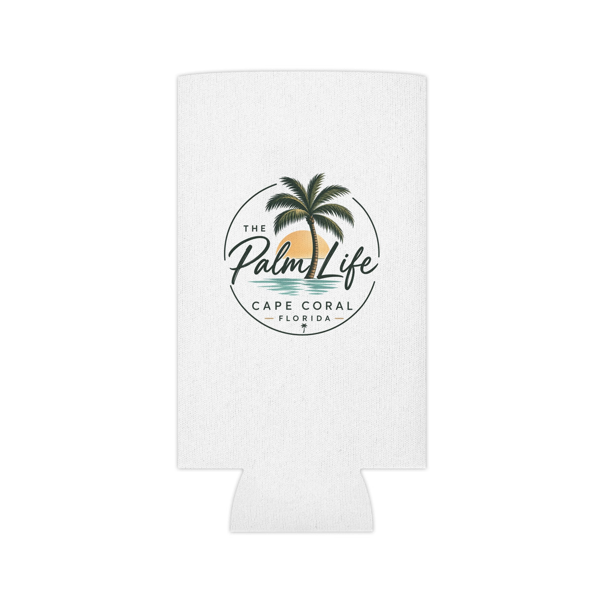 Can Cooler — "The Palm Life" Cape Coral Florida Tropical Palm Can Cooler