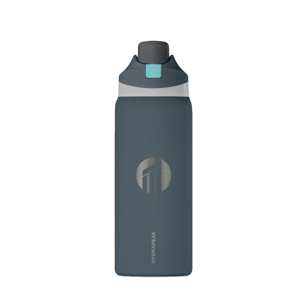 Insulated Water Bottle 32oz — Matte Black Travel Flask