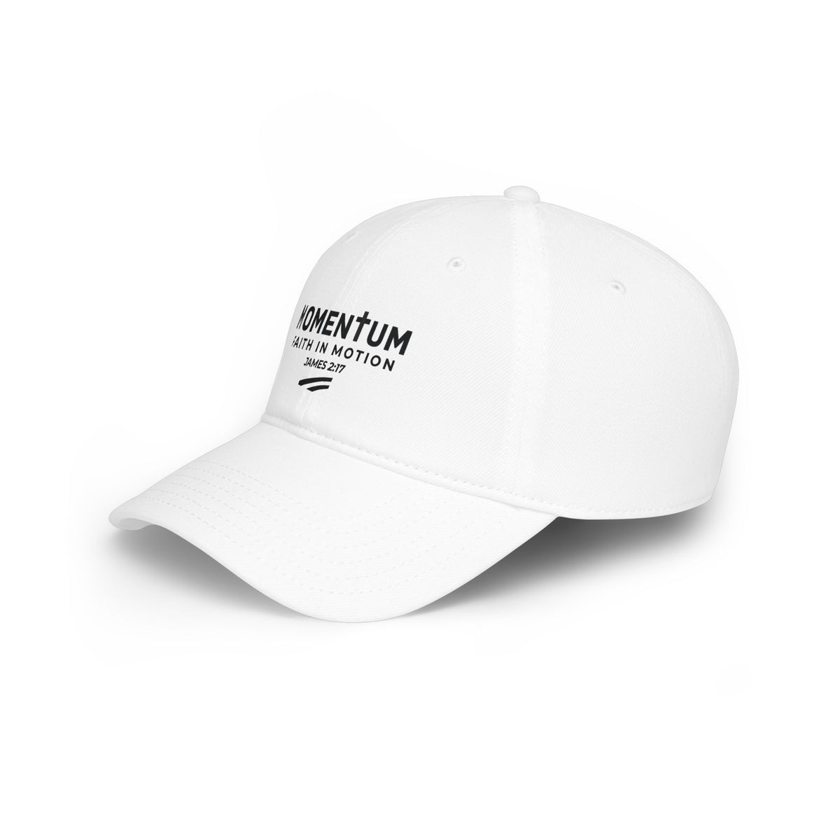 Momentum Faith Baseball Cap — "Momentum: Faith in Motion" (James 2:17)