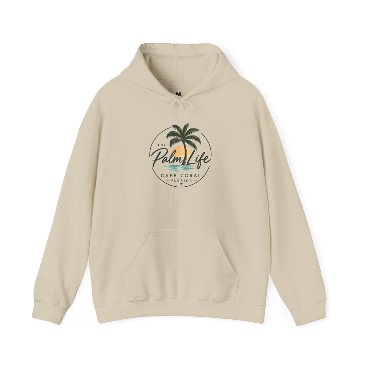 Palm Life Hoodie — Cape Coral Beach Palm Tree Graphic Sweatshirt
