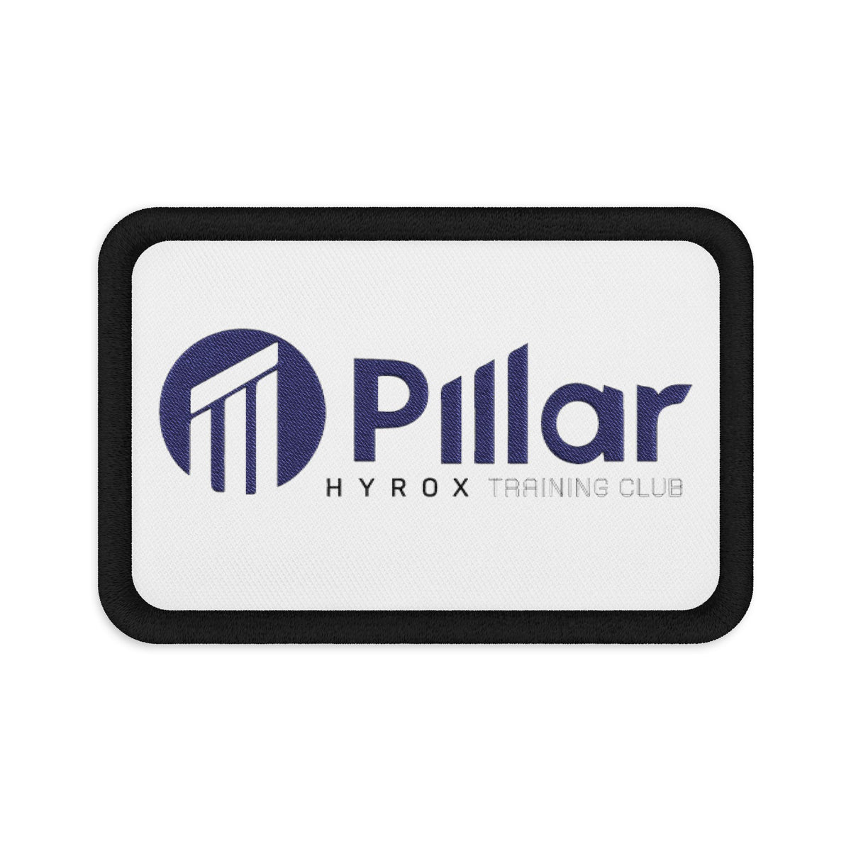 Pillar Hyrox Embroidered Patch — Fitness Logo Badge